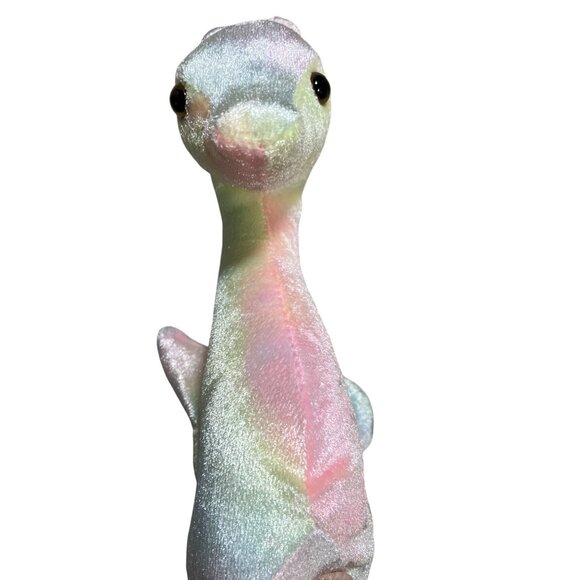 Ty Beanie Baby Neon Seahorse Plush Toy 1999 Pastel Collectible Stuffed Animal - Picture 12 of 12